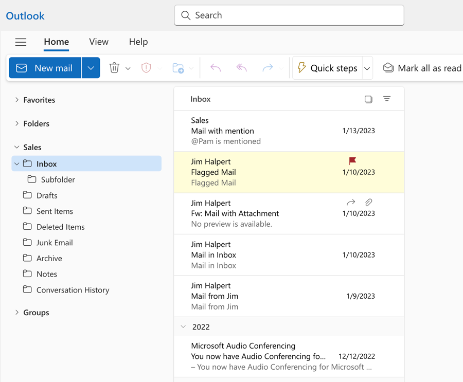 Selectie van mapvenster